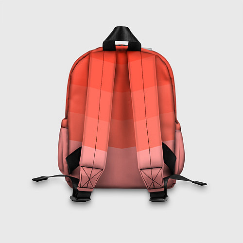 Детский рюкзак Персиковый Градиент / 3D-принт – фото 2