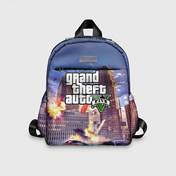 Детский рюкзак ЭКШЕН Grand Theft Auto V, цвет: 3D-принт