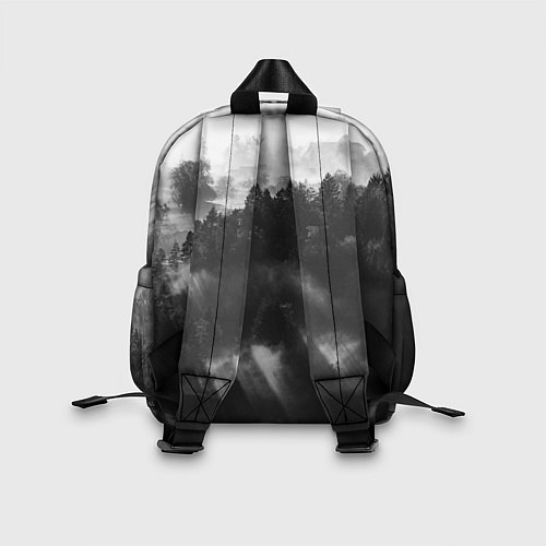 Детский рюкзак Туман в лесу / 3D-принт – фото 2