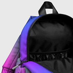 Детский рюкзак Неоновая голографиия, цвет: 3D-принт — фото 2