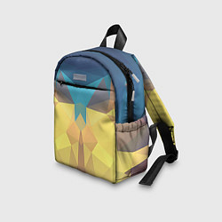 Детский рюкзак Абстрактная Геометрия, цвет: 3D-принт — фото 2