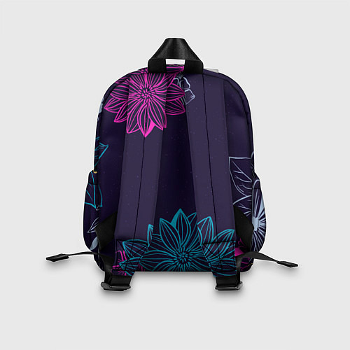 Детский рюкзак Красочные Цветы / 3D-принт – фото 2