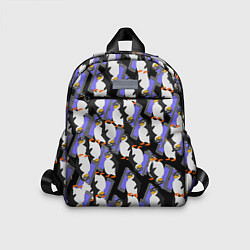 Детский рюкзак Пингвины звонят друг другу, цвет: 3D-принт