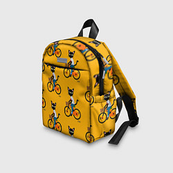 Детский рюкзак Котики на велосипедах, цвет: 3D-принт — фото 2