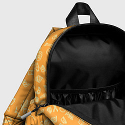 Детский рюкзак Оранжевая еда, цвет: 3D-принт — фото 2