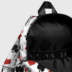 Детский рюкзак Карточные масти, цвет: 3D-принт — фото 2