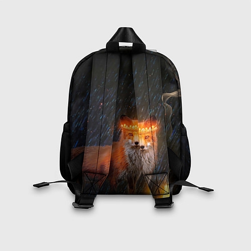 Детский рюкзак Лиса с огненной короной / 3D-принт – фото 2