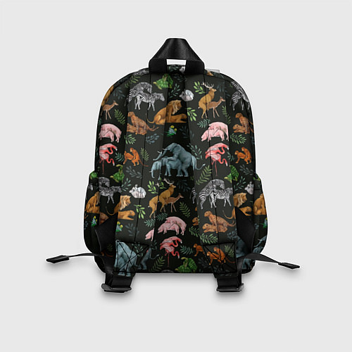 Детский рюкзак Дикие Звери Паттерн / 3D-принт – фото 2