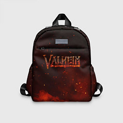 Детский рюкзак Valheim огненный лого, цвет: 3D-принт