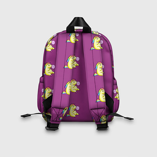Детский рюкзак Фиолетовые пони / 3D-принт – фото 2