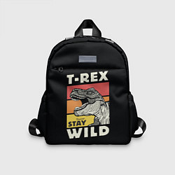 Детский рюкзак T-rex Wild, цвет: 3D-принт