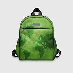 Детский рюкзак Карта мира, цвет: 3D-принт