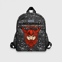 Детский рюкзак Valheim красный викинг, цвет: 3D-принт