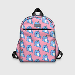 Детский рюкзак Дельфинчики Единорожки, цвет: 3D-принт