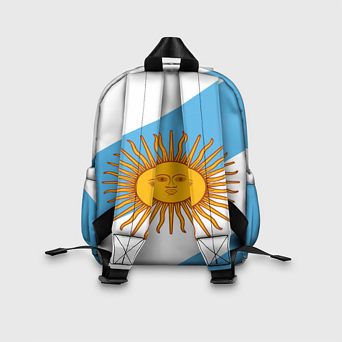 Детский рюкзак Сборная Аргентины спина / 3D-принт – фото 2