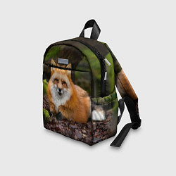 Детский рюкзак Взрослый строгий лис, цвет: 3D-принт — фото 2