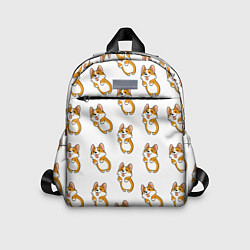 Детский рюкзак Собаки Корги, цвет: 3D-принт