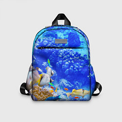 Детский рюкзак Морской мир, цвет: 3D-принт