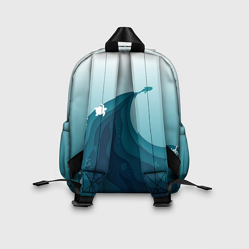 Детский рюкзак Морские жители / 3D-принт – фото 2