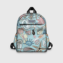Детский рюкзак Морские обитатели, цвет: 3D-принт