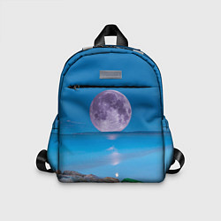 Детский рюкзак Лунный пляж, цвет: 3D-принт