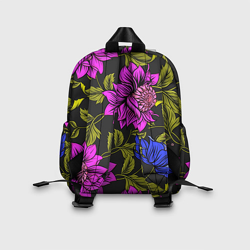 Детский рюкзак Цветочный Паттерн / 3D-принт – фото 2