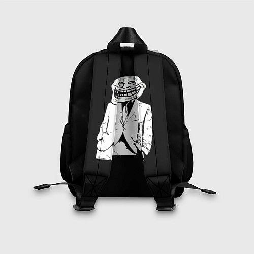 Детский рюкзак Мистер Тролль-фэйс в смокинге / 3D-принт – фото 2
