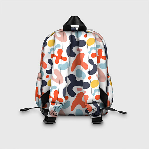 Детский рюкзак Абстрактные цветные пятна / 3D-принт – фото 2