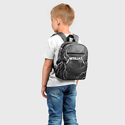 Детский рюкзак METALLICA РАЗРЯД МОЛНИИ, цвет: 3D-принт — фото 2