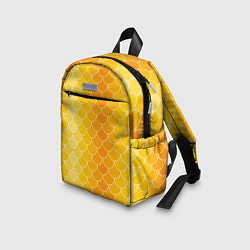 Детский рюкзак Желтая чешуя, цвет: 3D-принт — фото 2