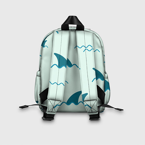 Детский рюкзак Плавники акул / 3D-принт – фото 2