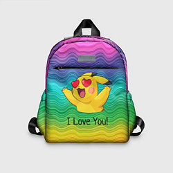 Детский рюкзак Влюбленный пикачу, цвет: 3D-принт