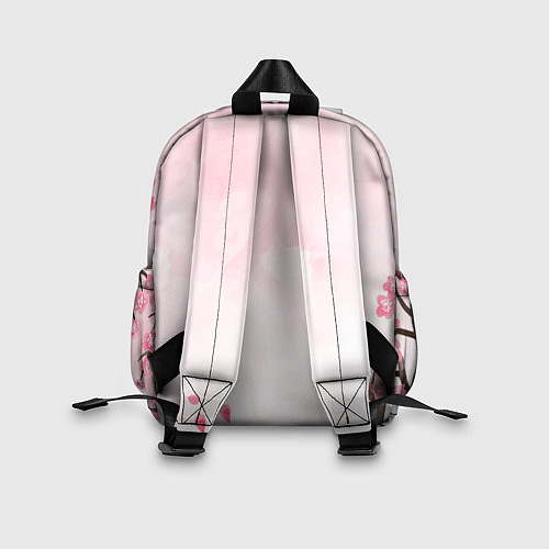 Детский рюкзак Чёрный клевер сакура Аста / 3D-принт – фото 2