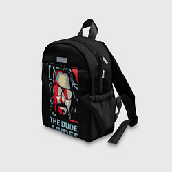 Детский рюкзак The Dude Abides Лебовски, цвет: 3D-принт — фото 2