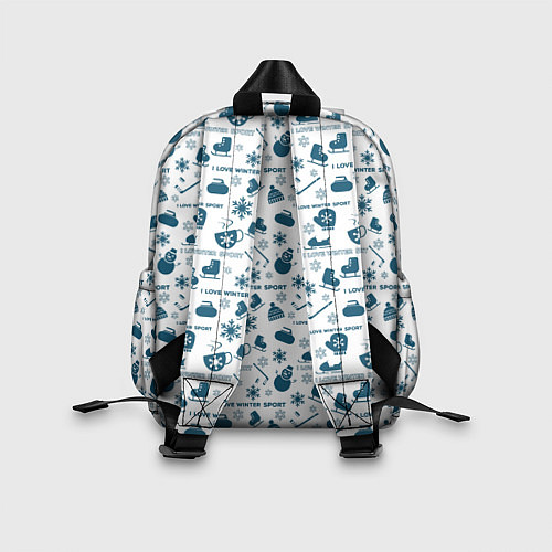 Детский рюкзак Зимние виды спорта / 3D-принт – фото 2