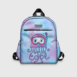 Детский рюкзак Милый Осьминог, цвет: 3D-принт