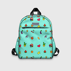 Детский рюкзак Смайлики - Эмодзи, цвет: 3D-принт