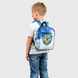 Детский рюкзак День ВДВ, значок, цвет: 3D-принт — фото 2