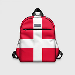 Детский рюкзак Дания Флаг Дании, цвет: 3D-принт
