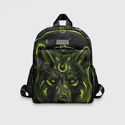 Детский рюкзак Эзотерический Волк, цвет: 3D-принт