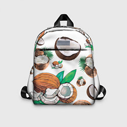 Детский рюкзак Кокосы, цвет: 3D-принт