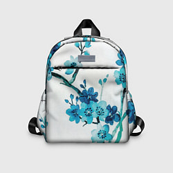 Детский рюкзак Голубая сакура, цвет: 3D-принт