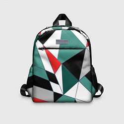 Детский рюкзак Абстрактный геометрический, цвет: 3D-принт