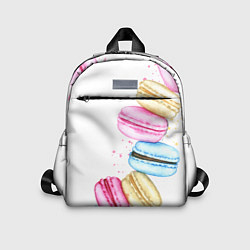 Детский рюкзак Macarons Нежный десерт, цвет: 3D-принт