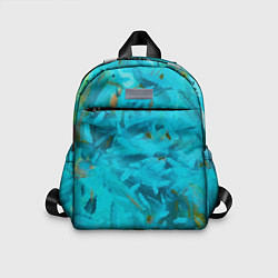 Детский рюкзак Бирюза, цвет: 3D-принт