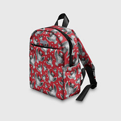 Детский рюкзак Серебряные совы, цвет: 3D-принт — фото 2