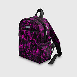 Детский рюкзак Абстрактный узор цвета фуксия, цвет: 3D-принт — фото 2