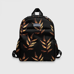 Детский рюкзак Золотисто-красные листья, цвет: 3D-принт