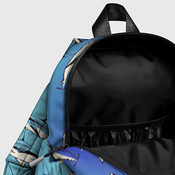 Детский рюкзак Акулы Паттерн, цвет: 3D-принт — фото 2