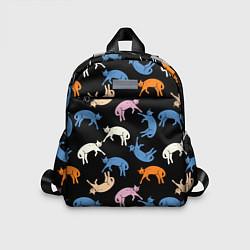 Детский рюкзак Британские кошки паттерн, цвет: 3D-принт
